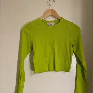 Lime Green Women's Crop Top
